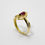 Miniatura: Anel de Formatura Feminino Direito Ouro 18k - 750