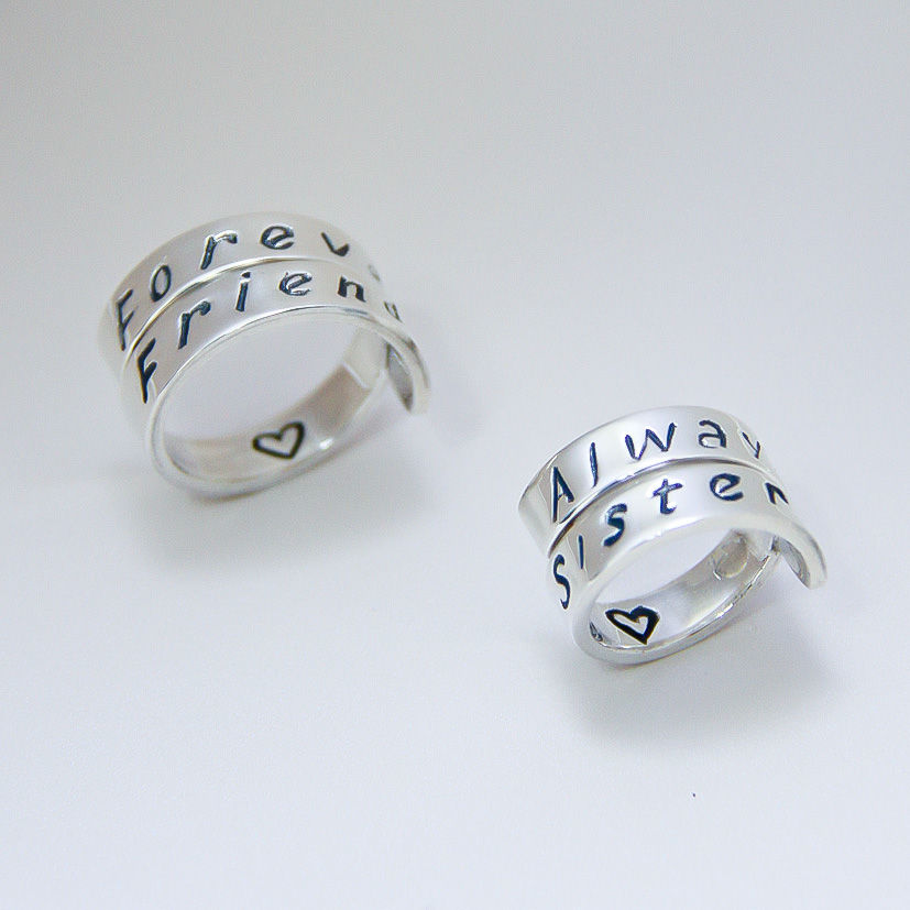 Miniatura: Par de Alianças Personalizadas de Prata 950