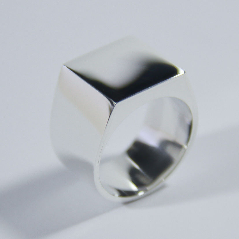 Miniatura: Anel Masculino Prata 950