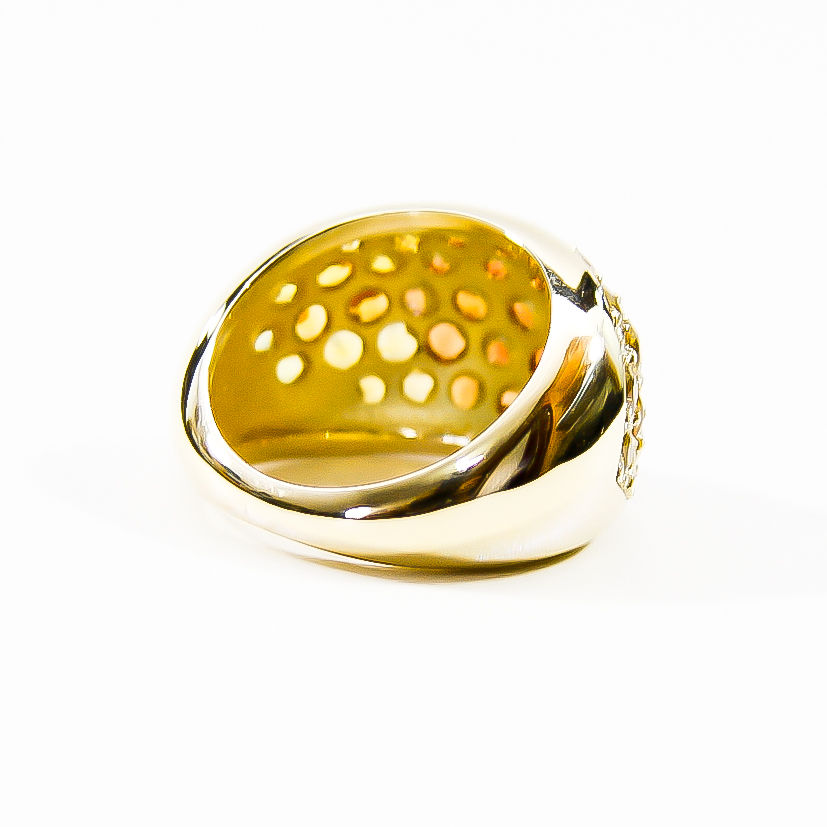 Miniatura: Anel em Ouro 18k-750 com Citrinos Naturais