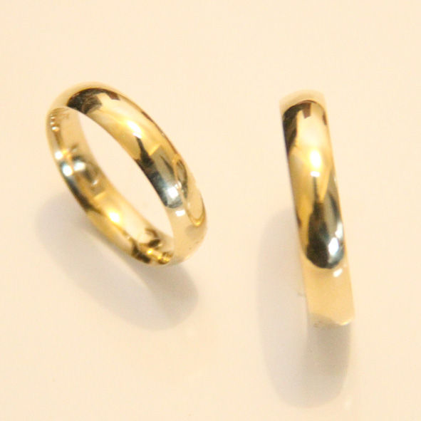 Miniatura: Alianças Em Ouro 18K