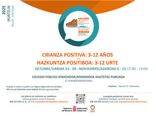 “Hazkuntza positiboa: egunerokotasuna errazteko gakoak” Irurtzunen tailerra