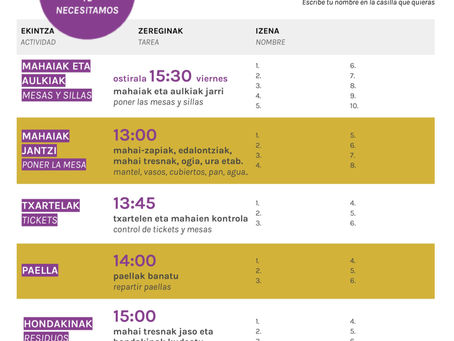 Bolondres bila gabiltza larunbateko festarako