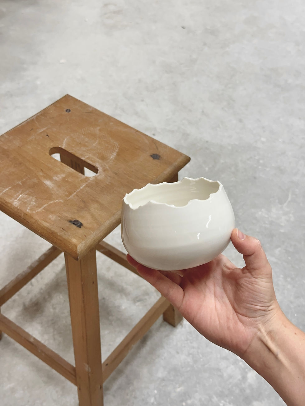 Miniature : Le bol coquille d'oeuf
