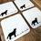 Thumbnail: Cocker Spaniel 'Go fetch...' set of 4 coasters