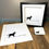 Thumbnail: Labrador 'Go fetch...' 9x9 inch mounted print