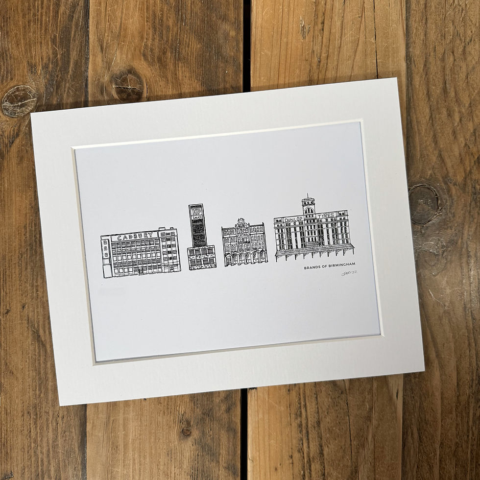 Thumbnail: Brands of  Birmingham 10x8 inch signed print