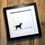 Thumbnail: Labrador 'Go fetch...' 9x9 inch mounted print