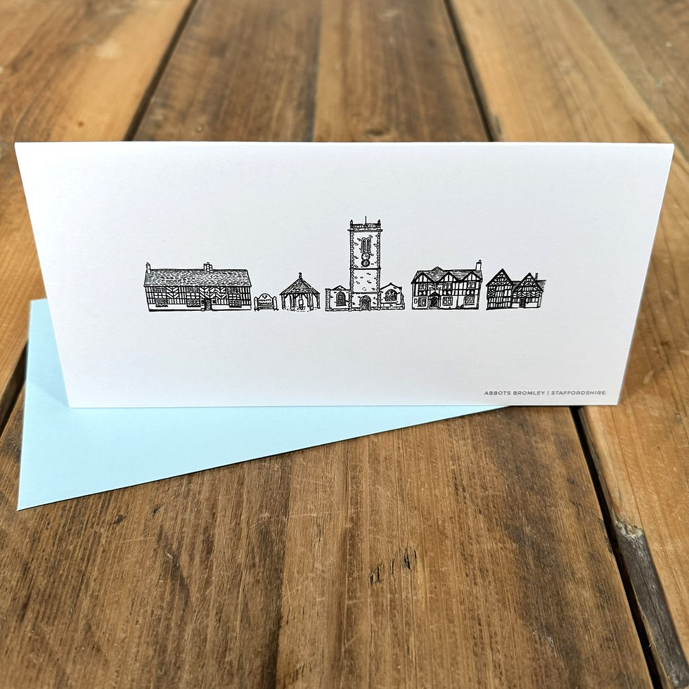 Thumbnail: Abbots Bromley Greeting Card