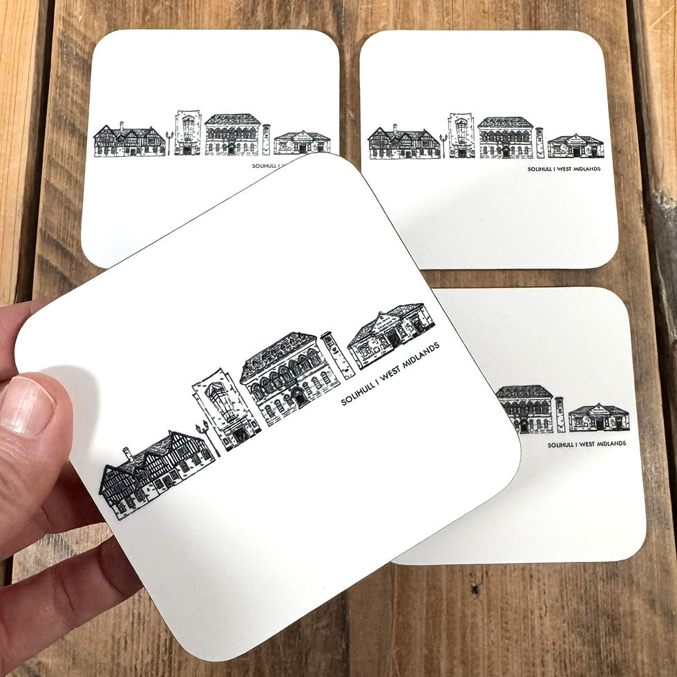 Thumbnail: Solihull coasters I Set of  4