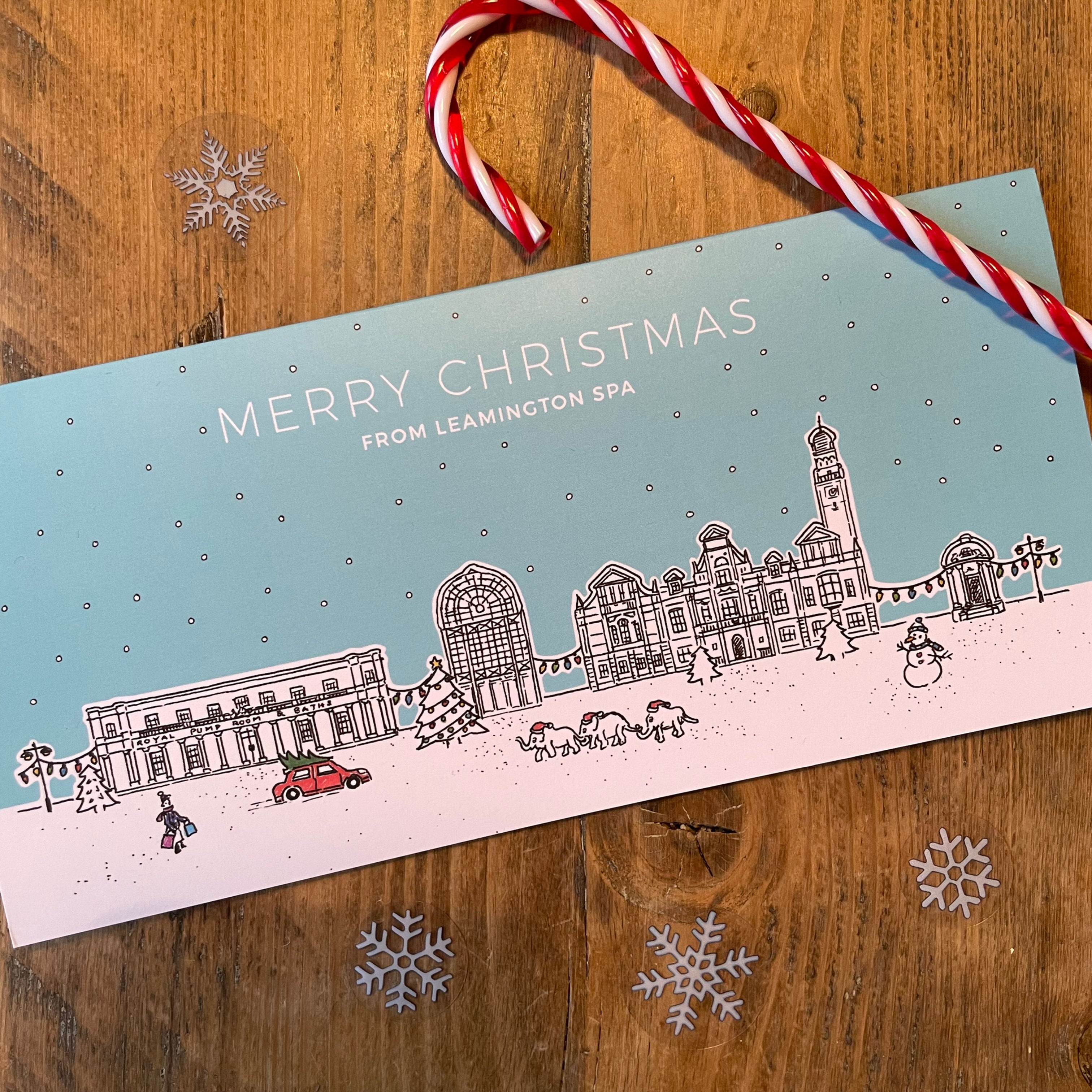 Leamington Spa Christmas Cards -  Pack of 8