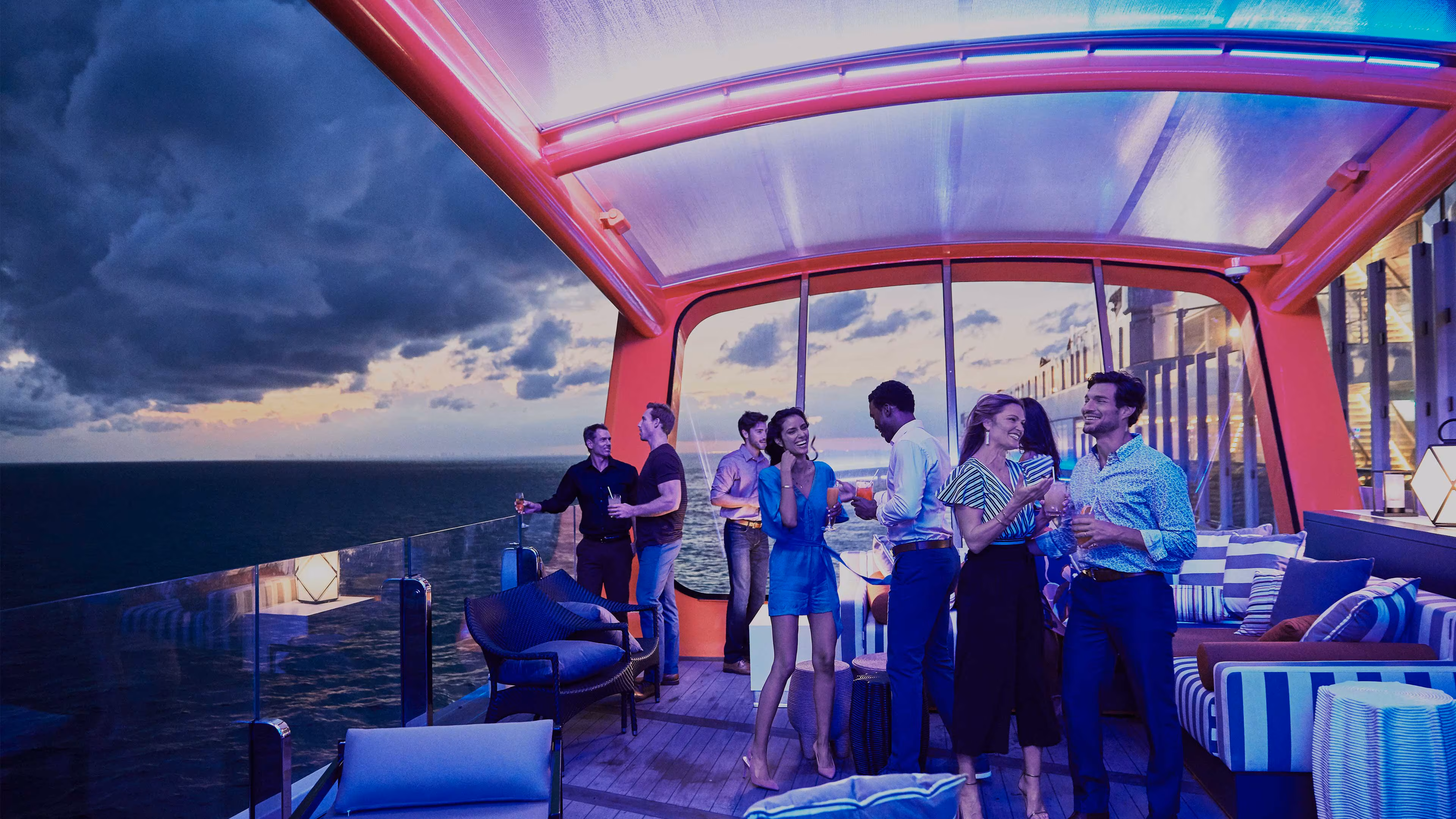 Luxury corporate incentive travel aboard a private cruise with executive meeting spaces