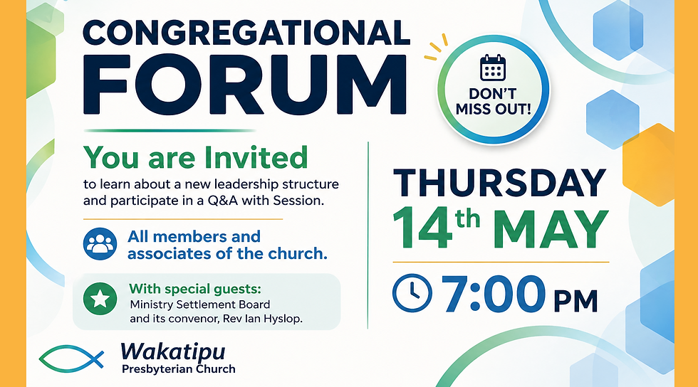Congregational Forum