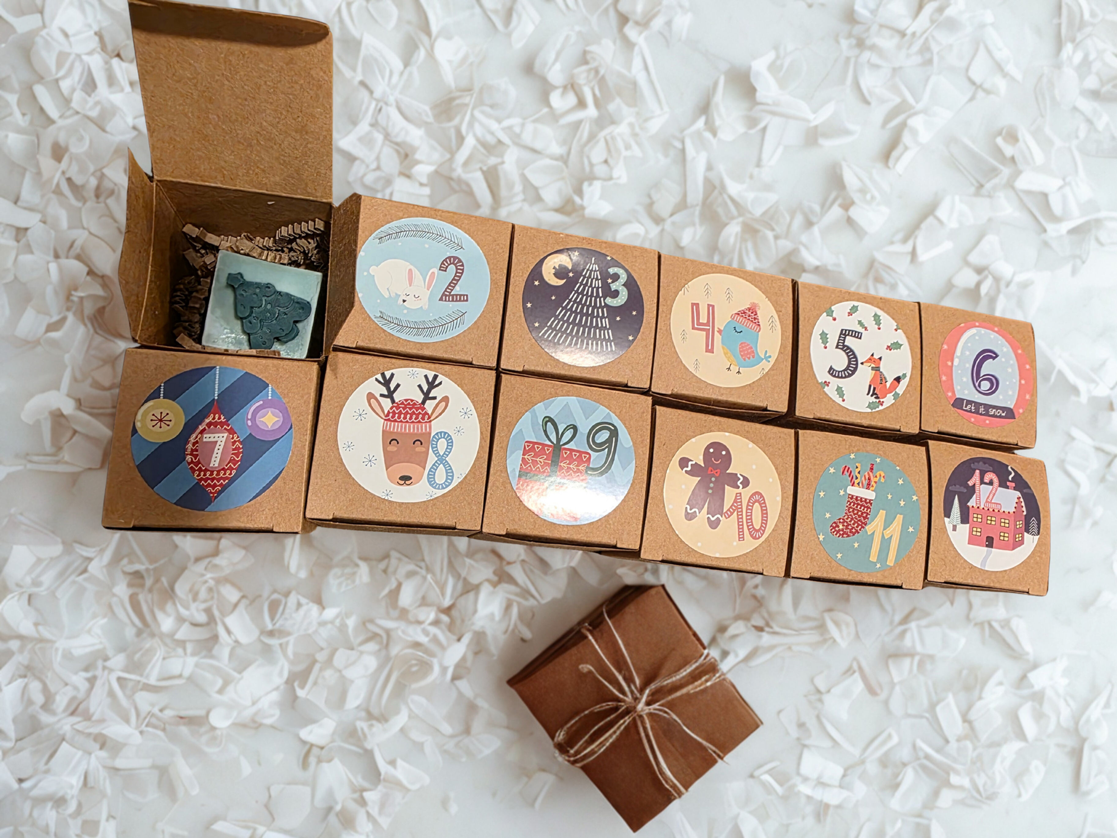 Mystery wax melt advent boxes