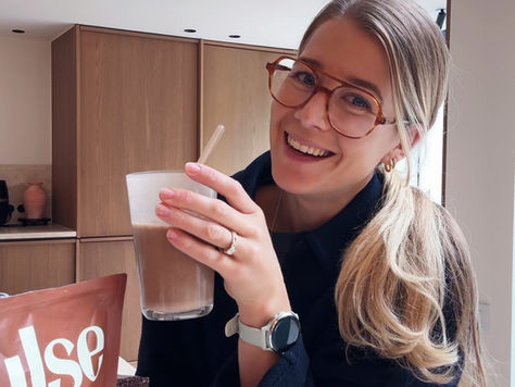 Espresso Banana Chocolate Protein Shake