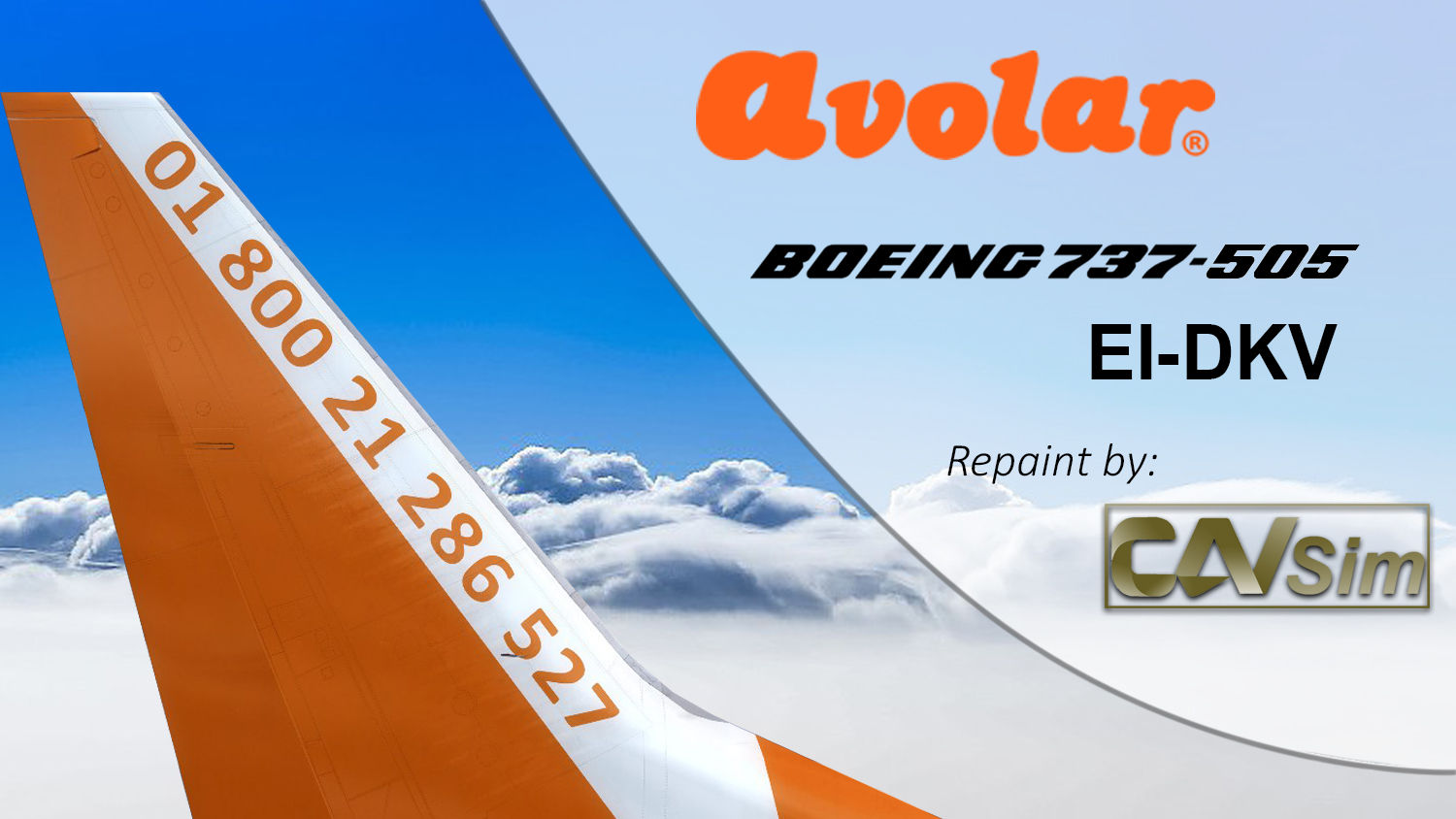 Boeing 737-505 Avolar ‘EI-DKV’