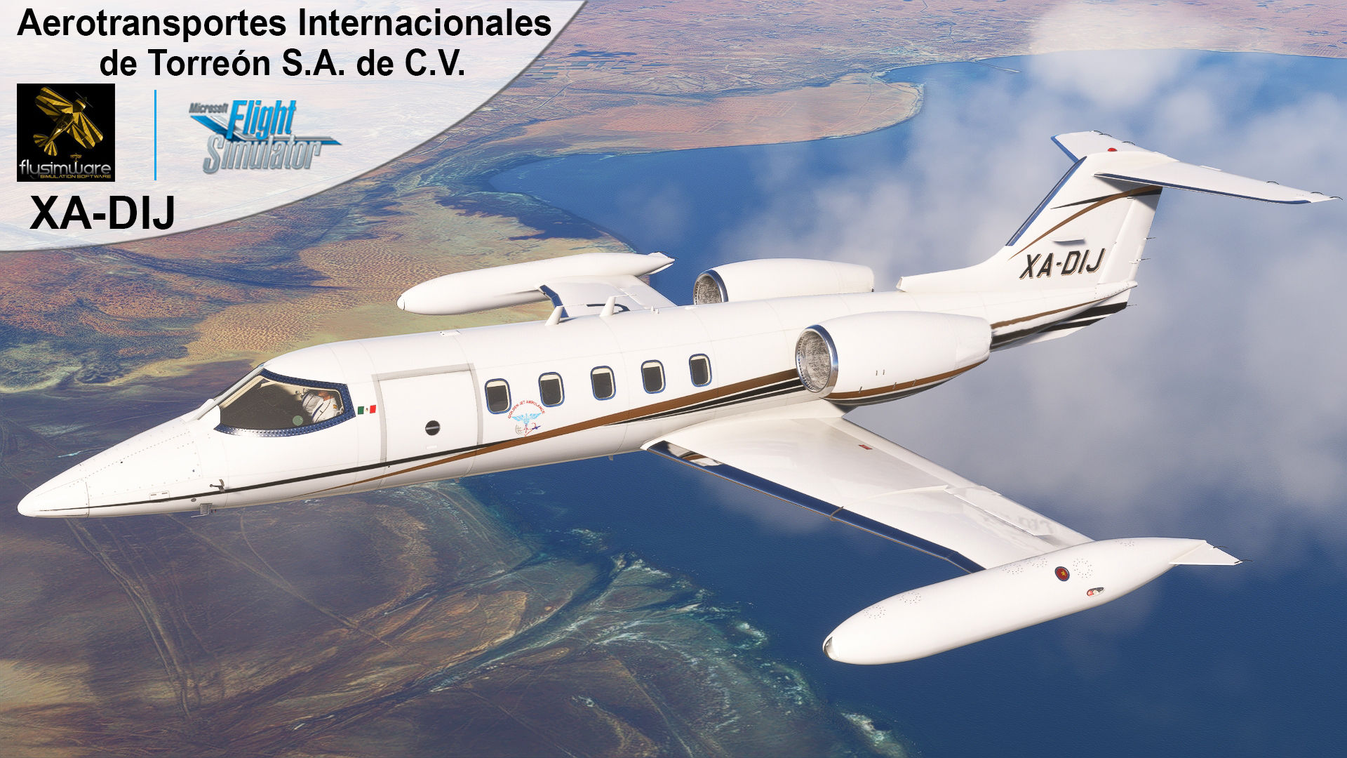 GATES LEARJET 35A, AEROTRANSPORTES INTAL DE TORREON SA ‘XA-DIJ' V2