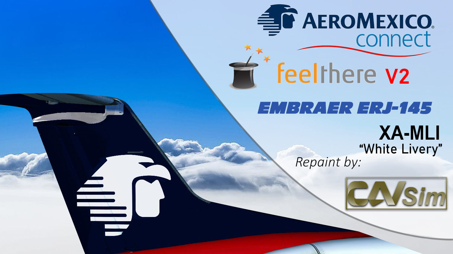Embraer ERJ-145ER Aeromexico Connect ‘White Livery’ ‘XA-MLI’