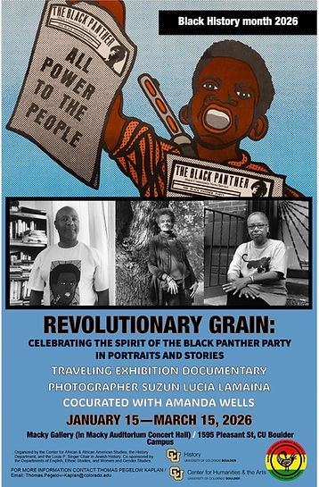 Advertisement for a Black History Month event hosted by CU Boulder