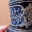 Thumbnail: SIMON P. GERZ GERMAN STONEWARE WESTERWALD JUG KRUG STEIN BLUE SALT GRAZE PICK ON