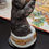 Thumbnail: Vintage 1970 brown bear music box, made in Japan