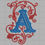 Thumbnail: Ornate letter "A" Quill Embroidery Design in 4x4 hoop , download files