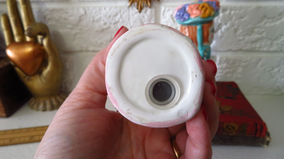 Thumbnail: Vintage salt and pepper shakers set Susan Paley Pepper Shaker Elaine and Melissa
