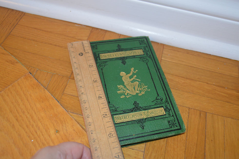 Thumbnail: Antique 1875 "Dr.Livingstone " The great missionary traveler