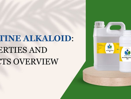 Nicotine Alkaloid: Properties and Effects Overview