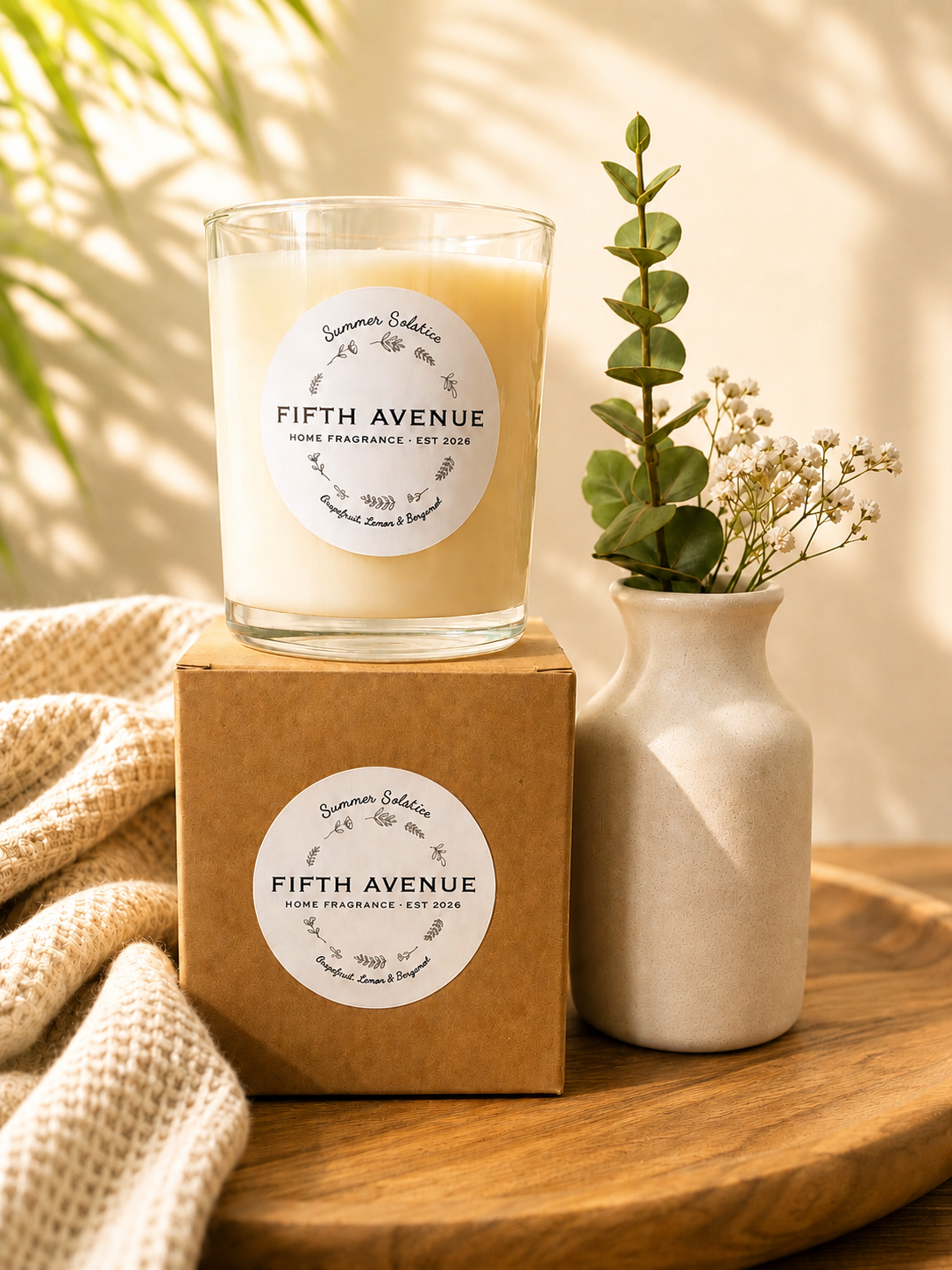 Summer Solstice Medium Signature Candle