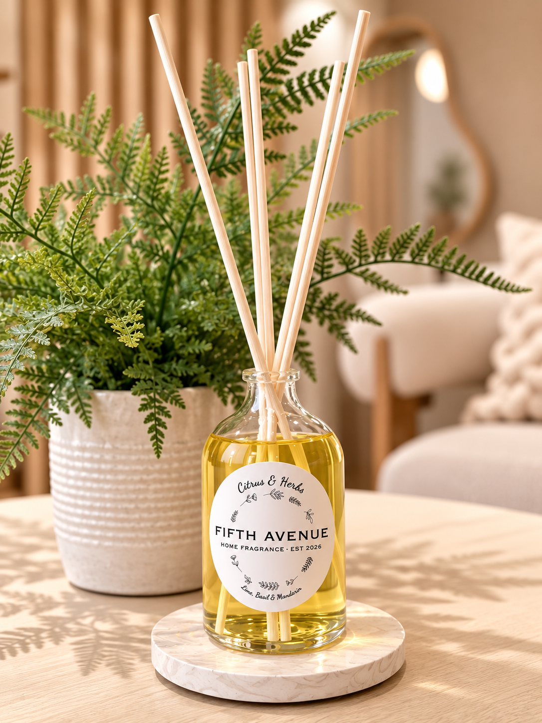 Citrus & Herbs 100ml Reed Diffuser