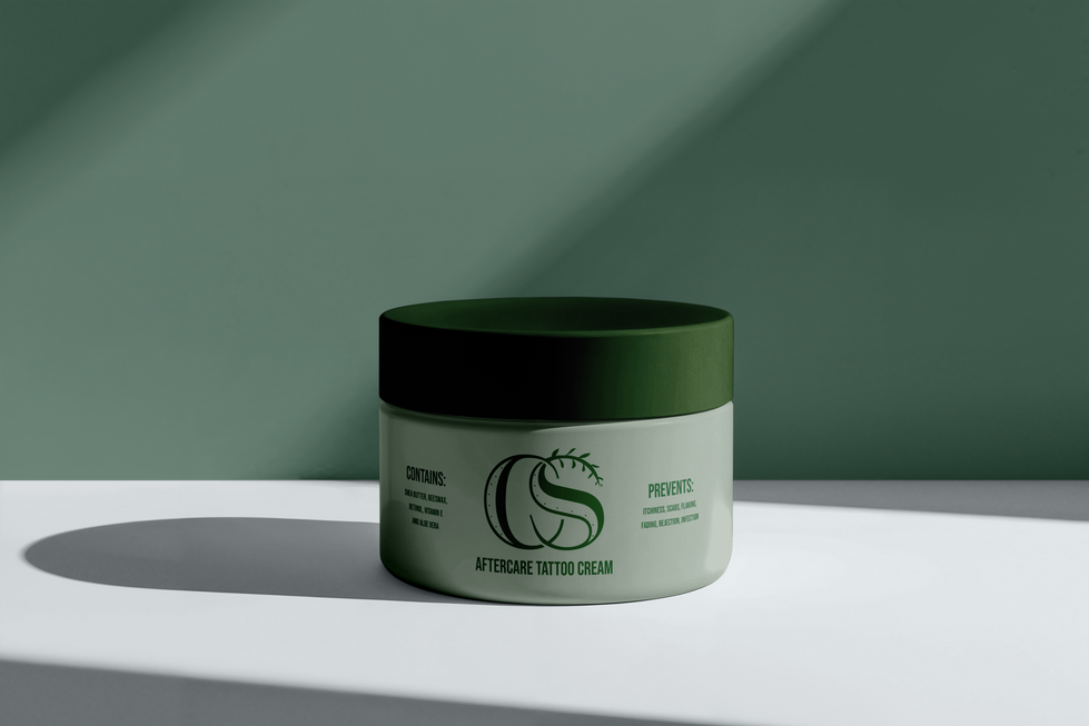 Tattoo Cream Jar Mockup