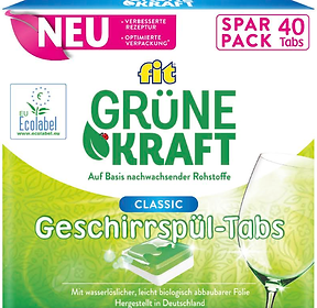 4013162035564 გრუნე კრაფტი, ჭურჭლის სარეცხი მანქანის აბი (40 ცალი).png