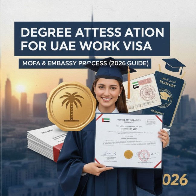 Degree Attestation for UAE Work Visa – MOFA & Embassy Process (2026 Guide)