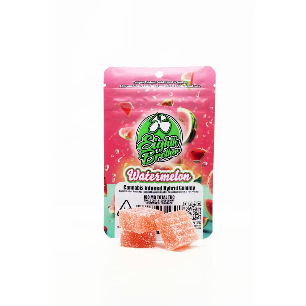 Watermelon Single - Cut-a-Dose Gummy (100mg)