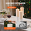 Thumbnail: VEVOR 3 Pack Unscented Pillar Candles 65 Hours Long Burning Christmas White