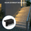 Thumbnail: 8 Pack New Solar Deck Lights Outdoor Waterproof LED Steps Lamps for Stairs Fence