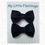 Thumbnail: Children's handmade black mini needlecord hair bows.