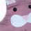 Thumbnail: Children's handmade bunny dungarees for ages 0-6 years.