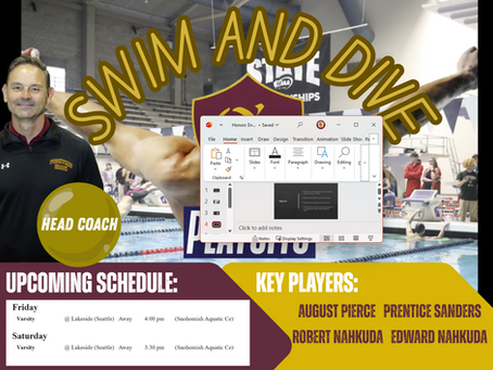 Swim and Dive Infographic