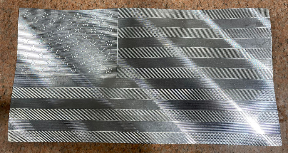 USA Aluminum Flag