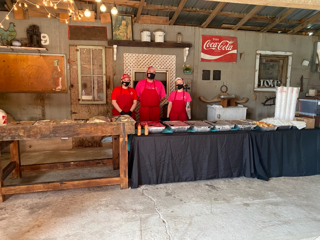 Barbeque at BBQ Hut Fayetteville NC