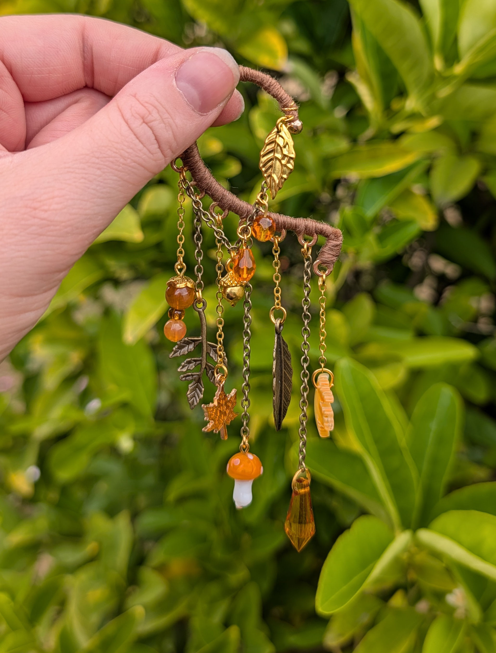 "Autumn Woods" Single Ear Cuff