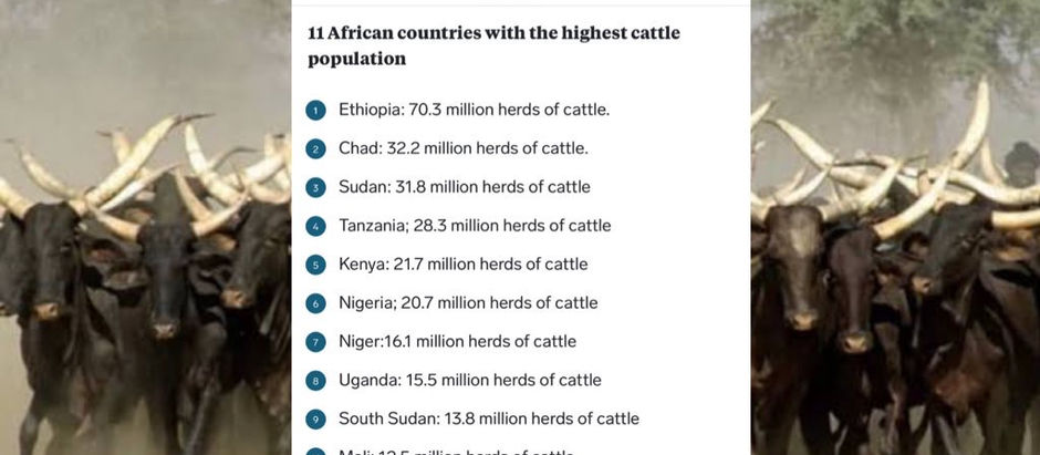 WESTERN AGRICULTURE KILLING AFRICA.