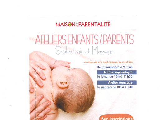 🌈Ateliers collectifs gratuits Parents Bébés au sein de la Maison de la parentalité de Béziers