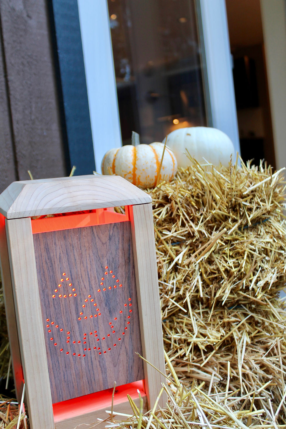 orange glow outdoor jack-o-lantern