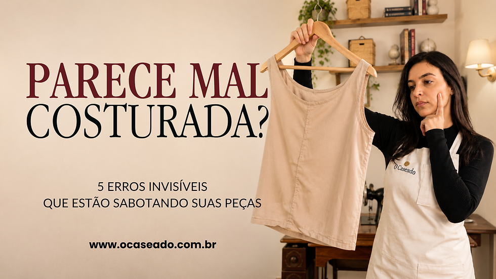 como não deixar roupa com cara de mal feita