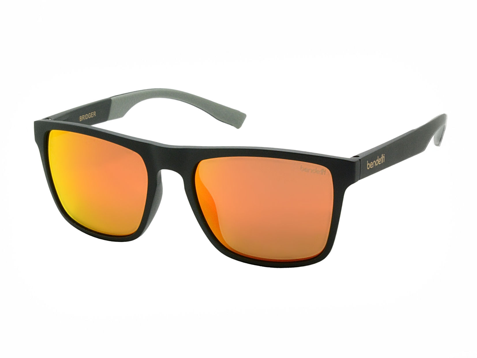 Bridger | Matte Black Mirror Orange