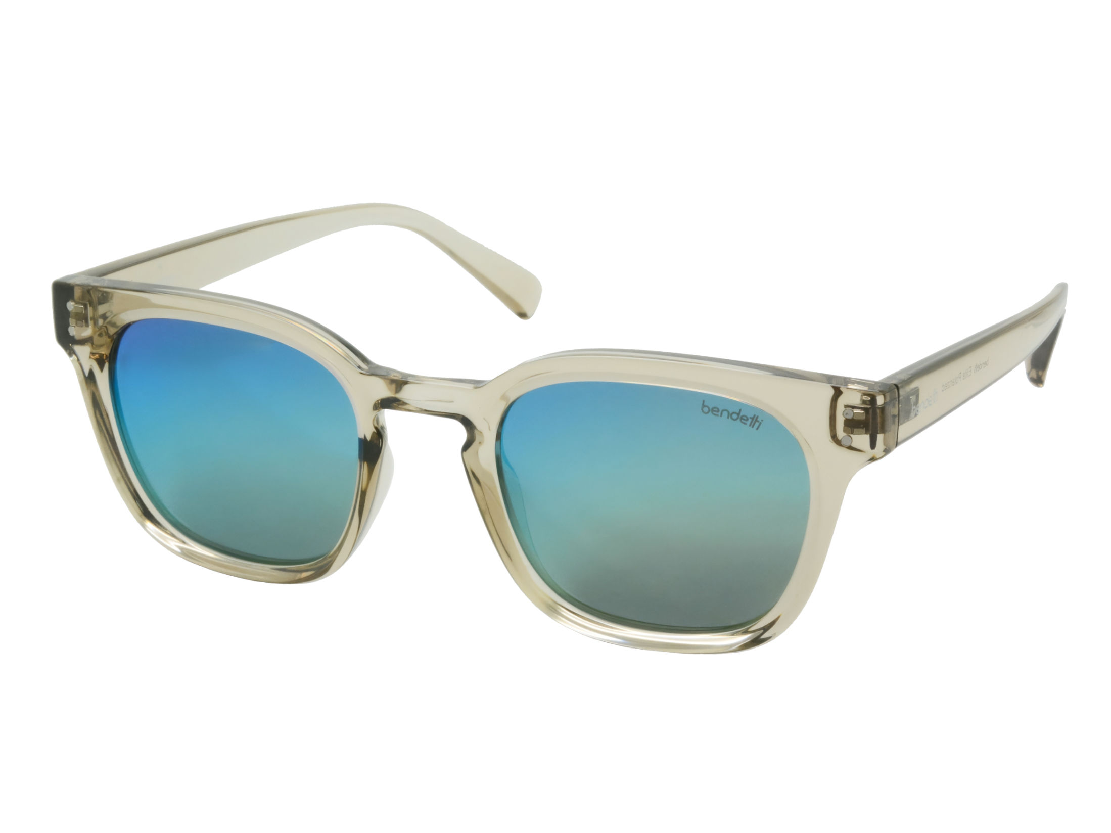 Cheeky-T | Crystal Taupe Mirror Aqua Gold