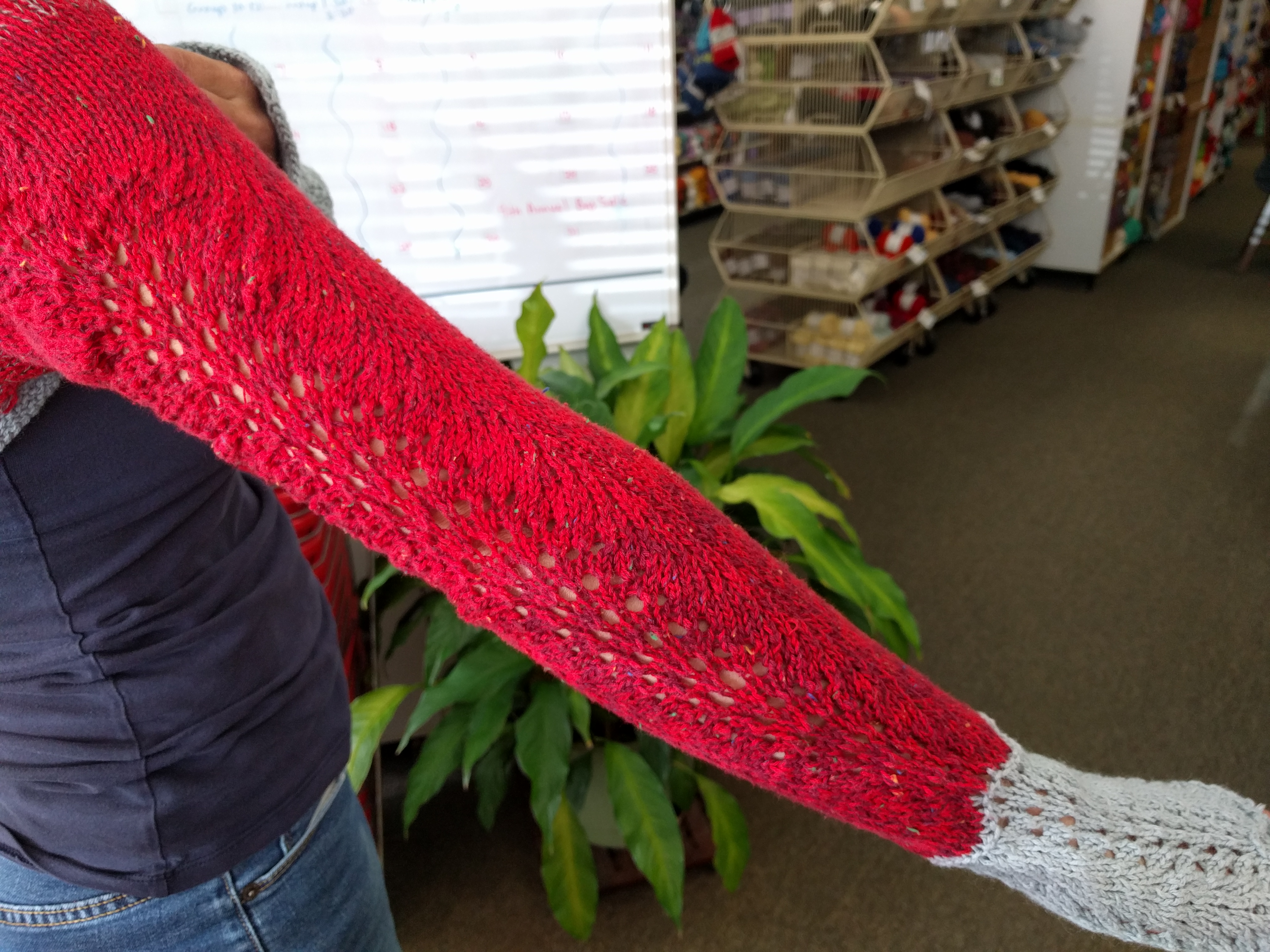 Celeste's Shrug sleeve
